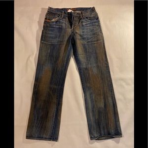 GUESS PREMIUM, rust gradient, Designer Denim.